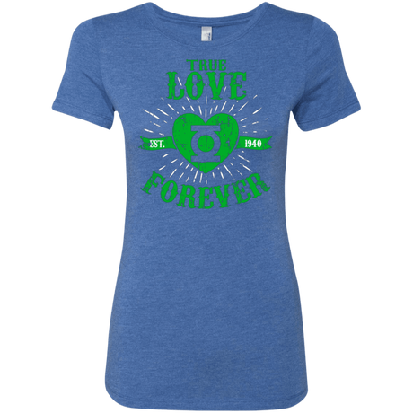 T-Shirts Vintage Royal / Small True Love Forever Lantern Women's Triblend T-Shirt
