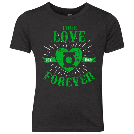 T-Shirts Vintage Black / YXS True Love Forever Lantern Youth Triblend T-Shirt