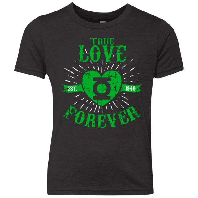 T-Shirts Vintage Black / YXS True Love Forever Lantern Youth Triblend T-Shirt