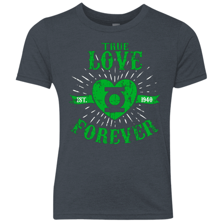 T-Shirts Vintage Navy / YXS True Love Forever Lantern Youth Triblend T-Shirt