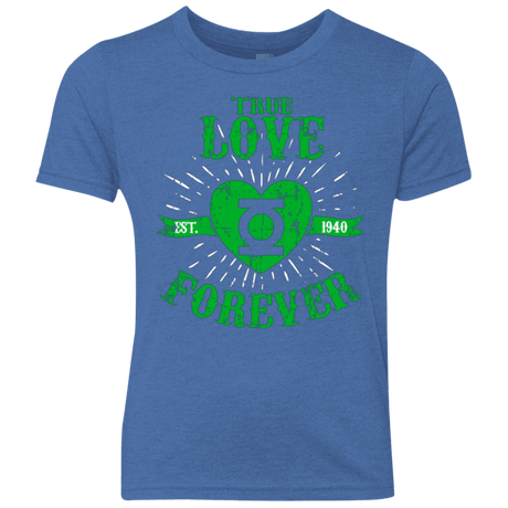 T-Shirts Vintage Royal / YXS True Love Forever Lantern Youth Triblend T-Shirt