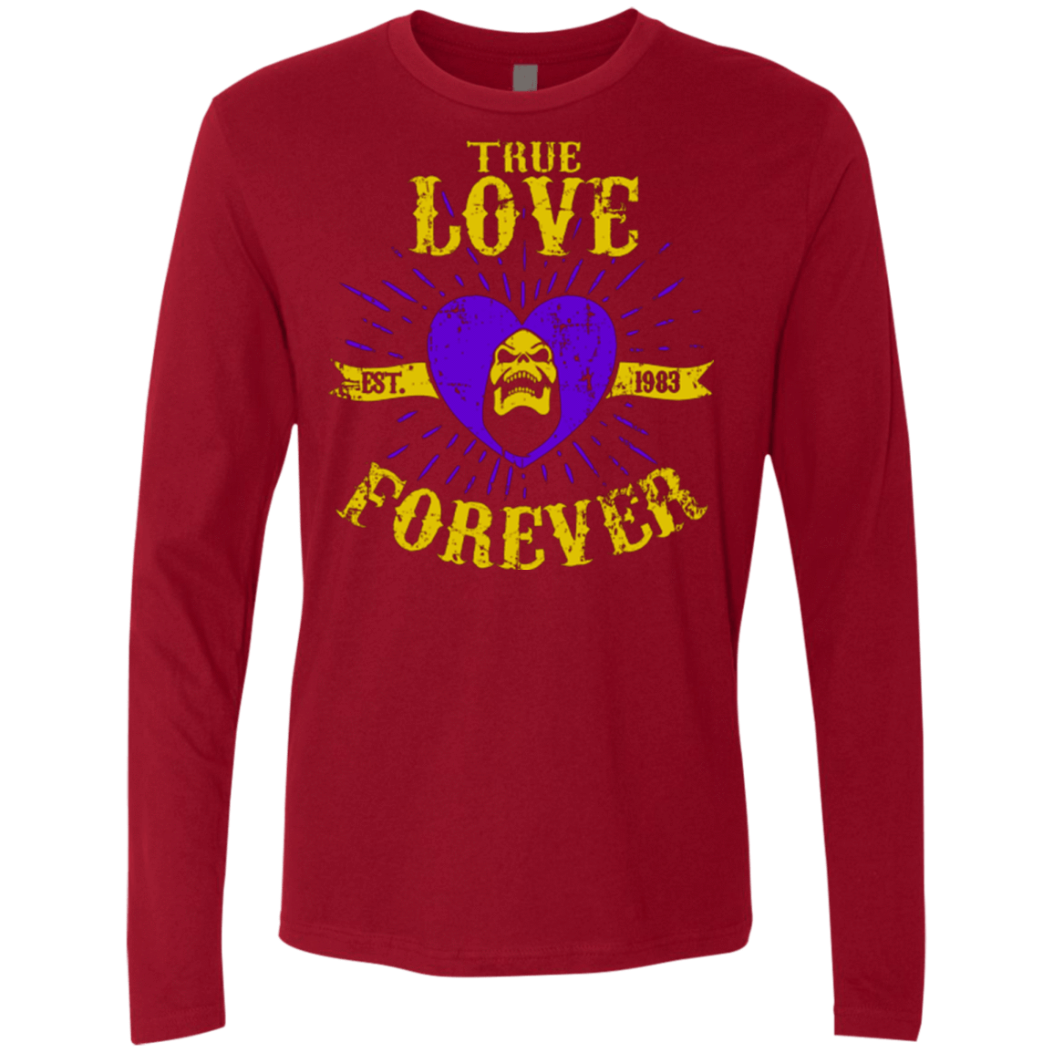 T-Shirts Cardinal / Small True Love Forever Masters Men's Premium Long Sleeve