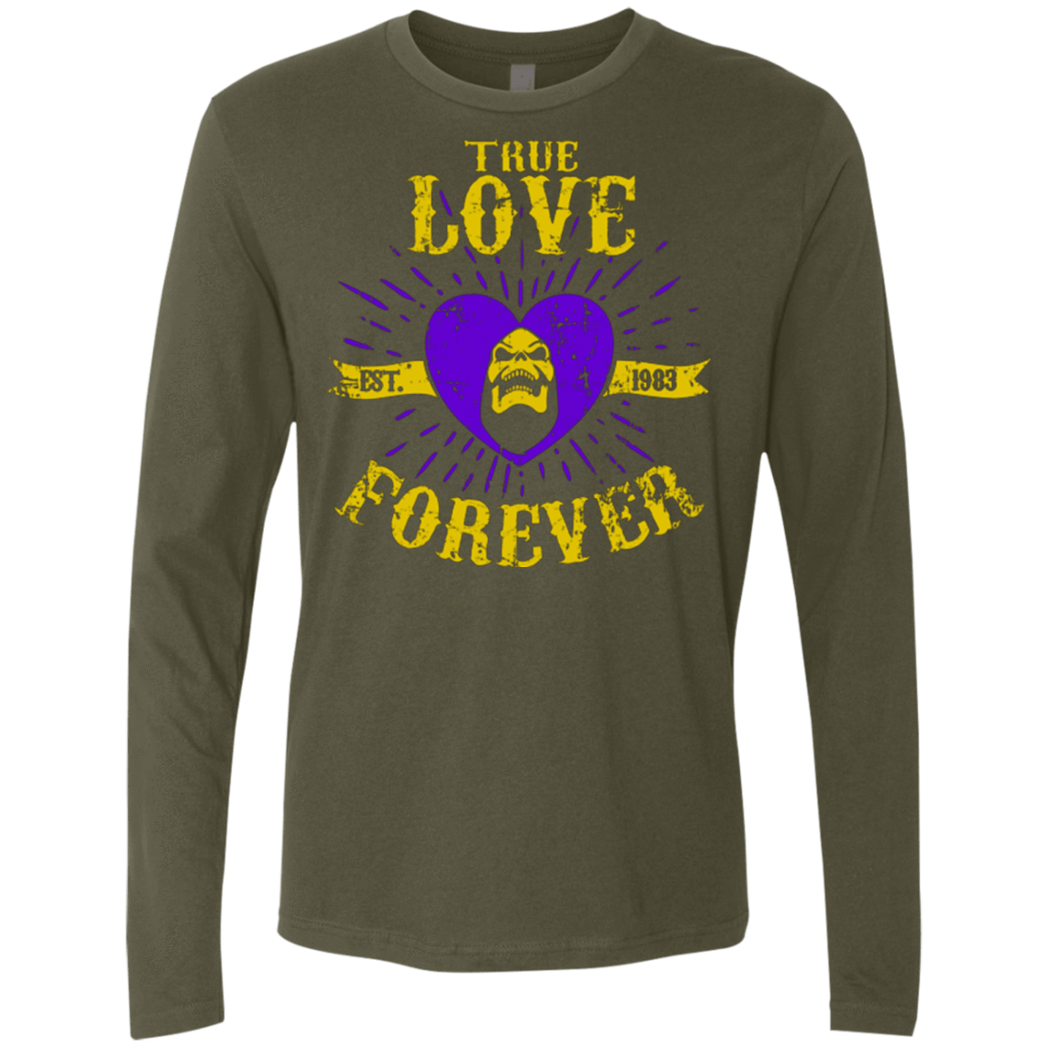 T-Shirts Military Green / Small True Love Forever Masters Men's Premium Long Sleeve