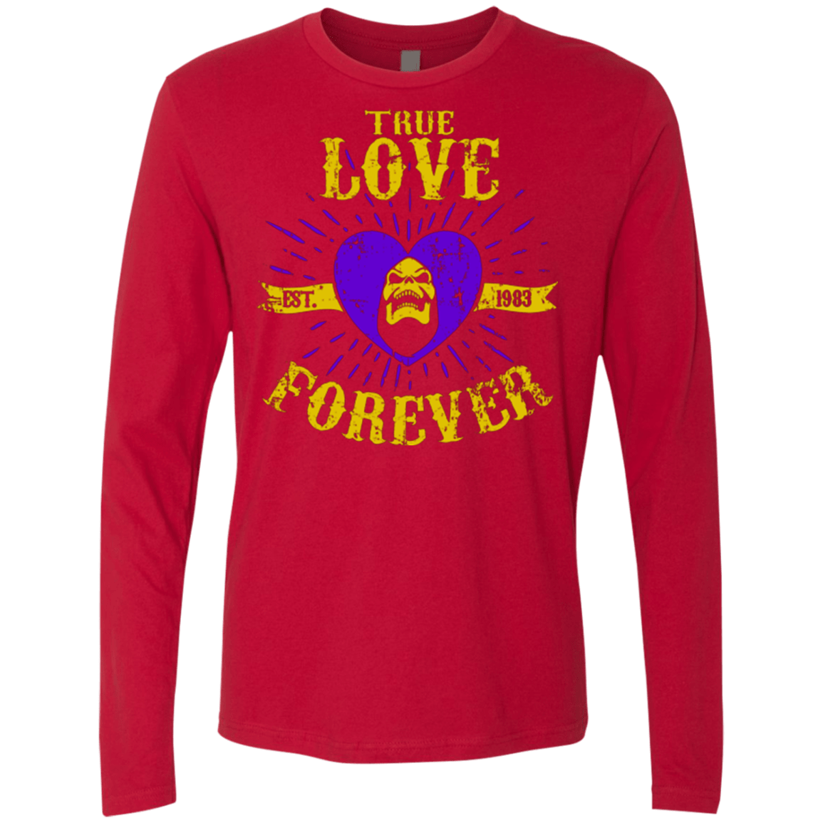 T-Shirts Red / Small True Love Forever Masters Men's Premium Long Sleeve