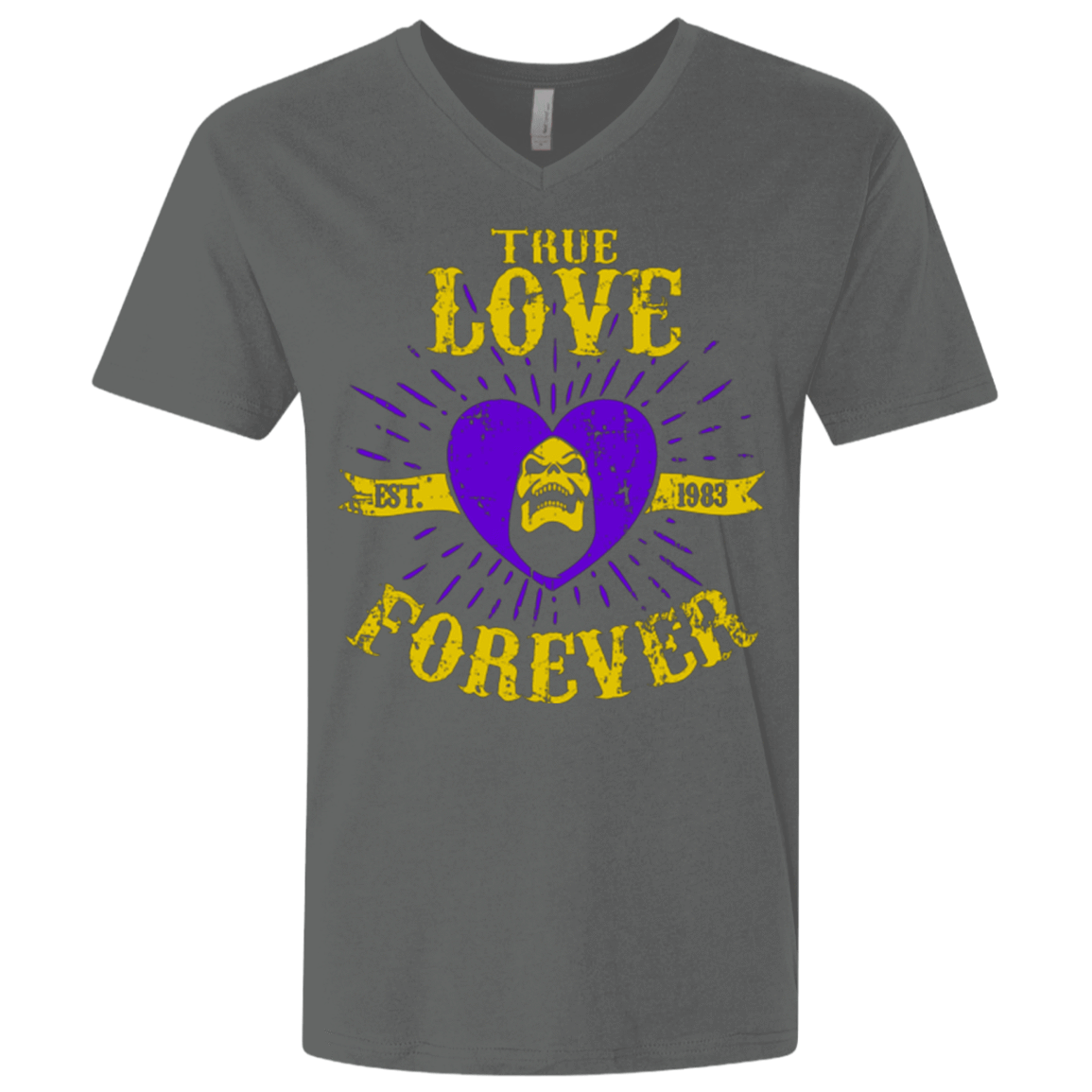 T-Shirts Heavy Metal / X-Small True Love Forever Masters Men's Premium V-Neck