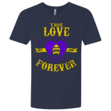 T-Shirts Midnight Navy / X-Small True Love Forever Masters Men's Premium V-Neck