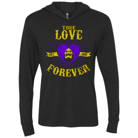 T-Shirts Vintage Black / X-Small True Love Forever Masters Triblend Long Sleeve Hoodie Tee