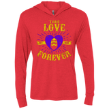 T-Shirts Vintage Red / X-Small True Love Forever Masters Triblend Long Sleeve Hoodie Tee