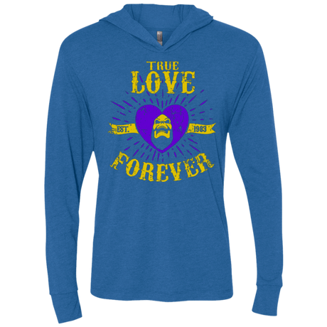 T-Shirts Vintage Royal / X-Small True Love Forever Masters Triblend Long Sleeve Hoodie Tee