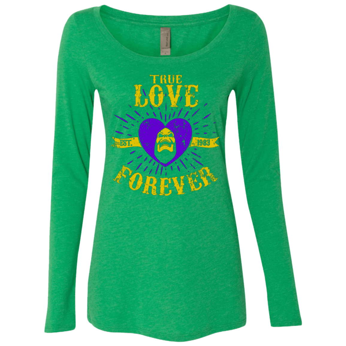 T-Shirts Envy / Small True Love Forever Masters Women's Triblend Long Sleeve Shirt