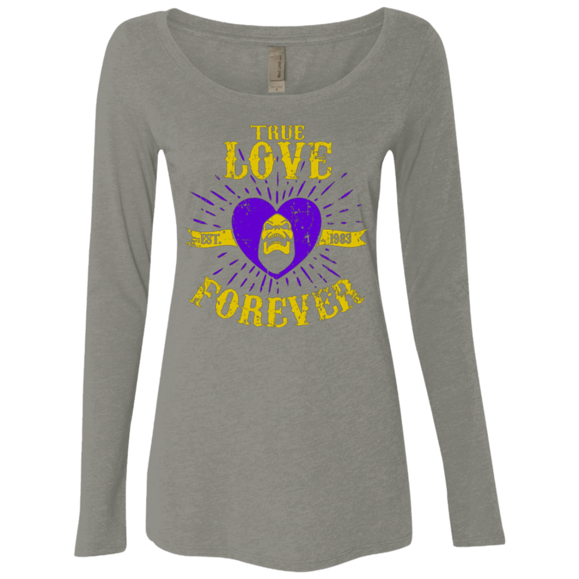 T-Shirts Venetian Grey / Small True Love Forever Masters Women's Triblend Long Sleeve Shirt