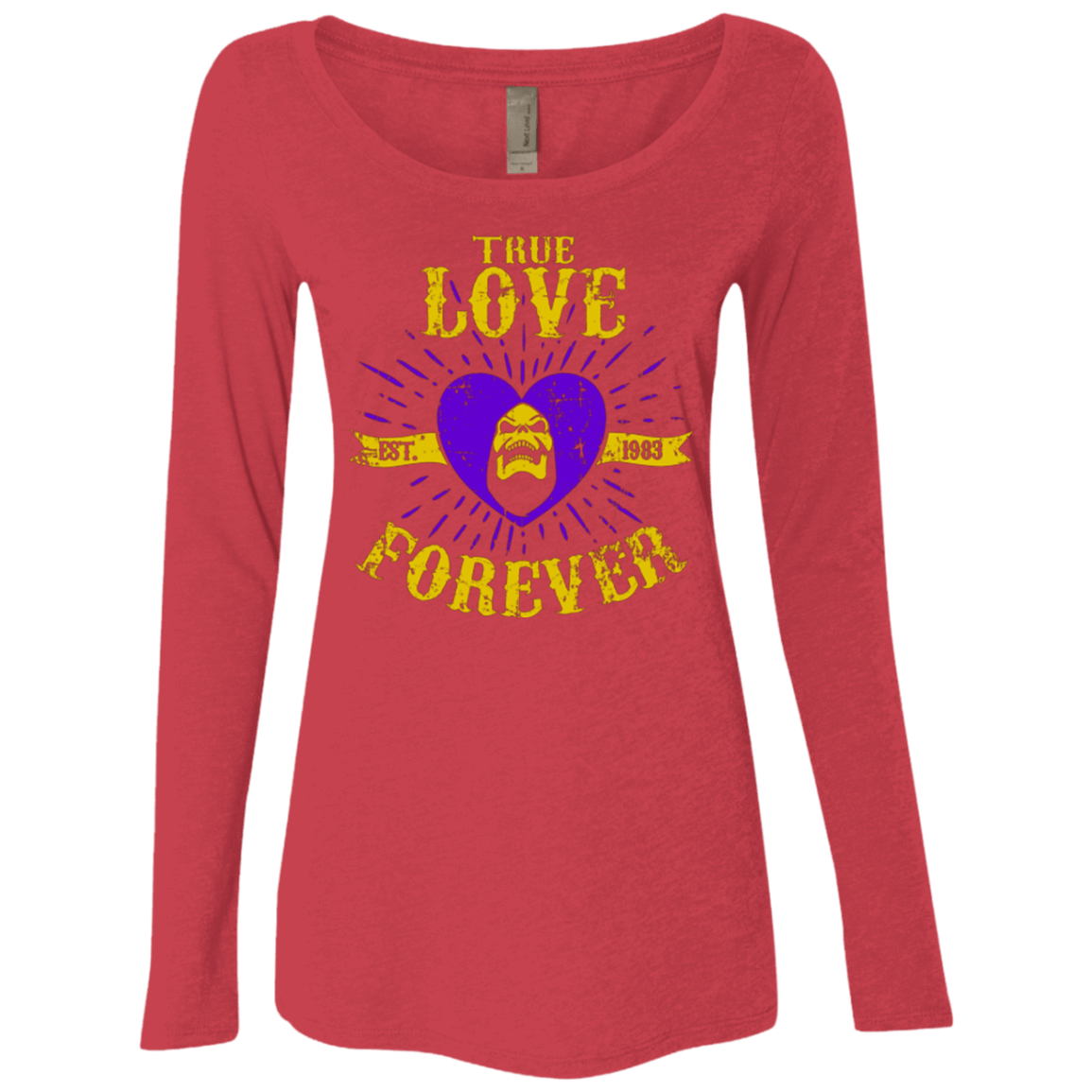 T-Shirts Vintage Red / Small True Love Forever Masters Women's Triblend Long Sleeve Shirt