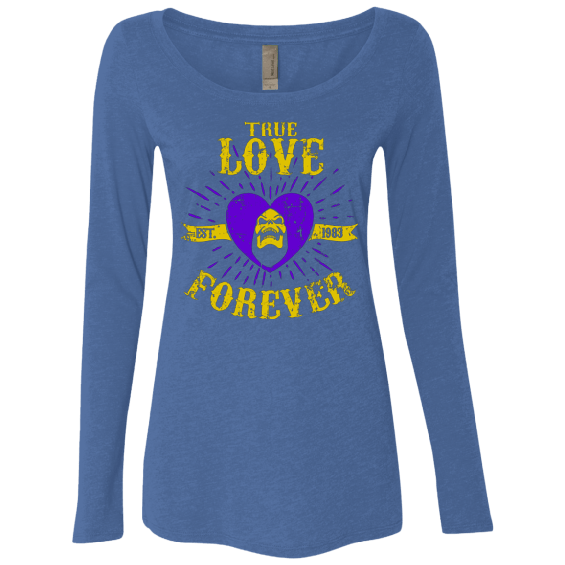 T-Shirts Vintage Royal / Small True Love Forever Masters Women's Triblend Long Sleeve Shirt