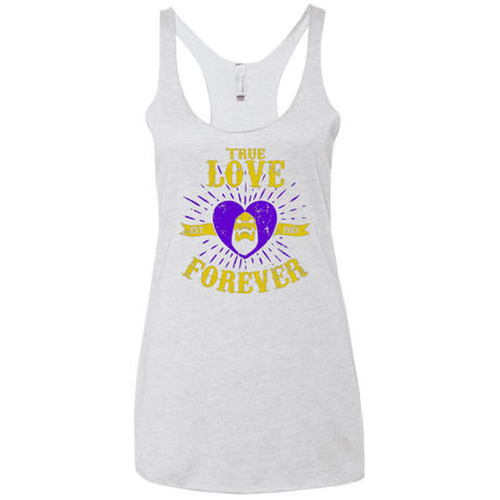 T-Shirts Heather White / X-Small True Love Forever Masters Women's Triblend Racerback Tank