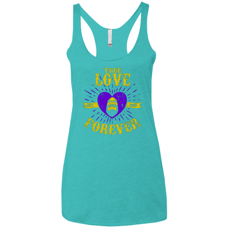 T-Shirts Tahiti Blue / X-Small True Love Forever Masters Women's Triblend Racerback Tank