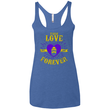 T-Shirts Vintage Royal / X-Small True Love Forever Masters Women's Triblend Racerback Tank
