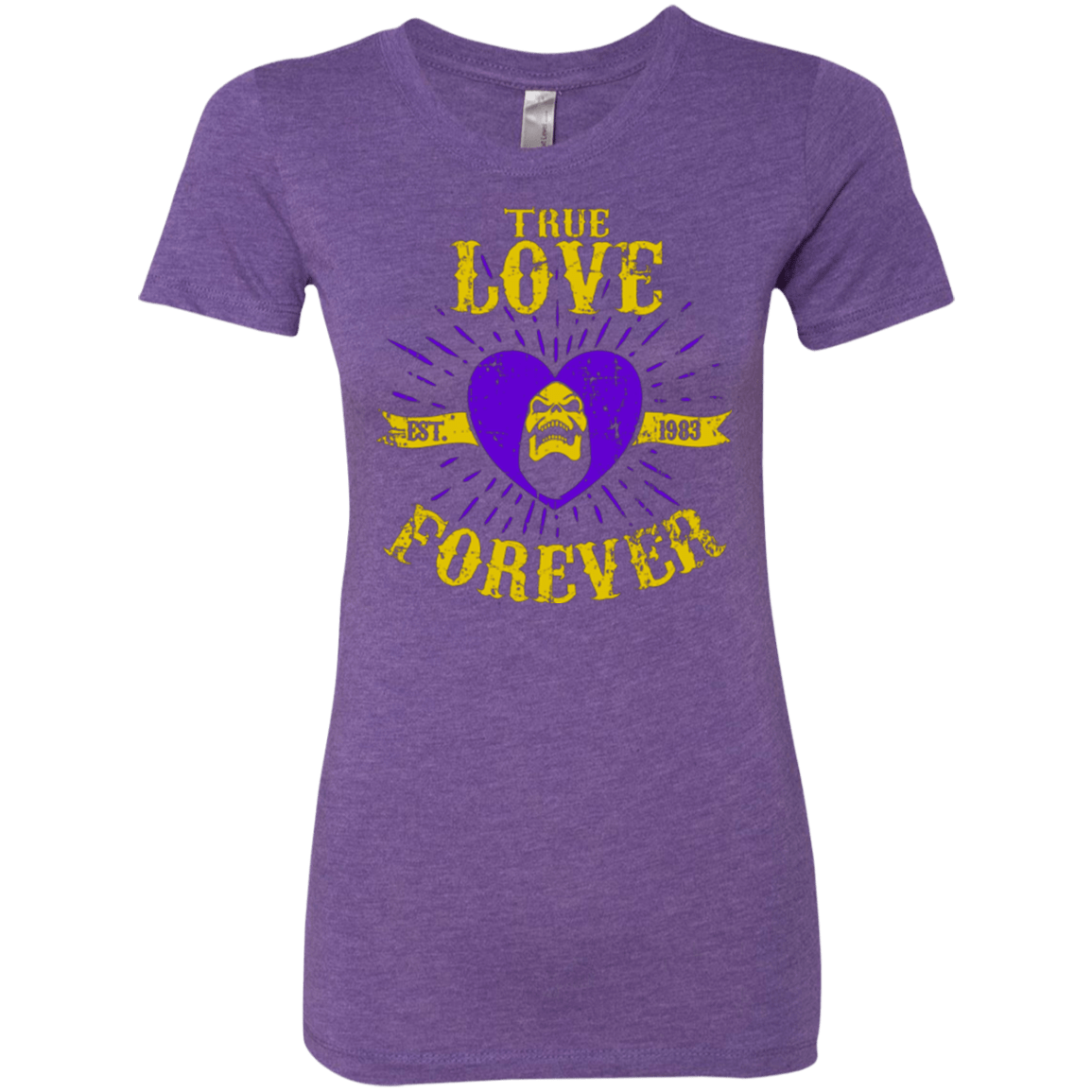 T-Shirts Purple Rush / Small True Love Forever Masters Women's Triblend T-Shirt