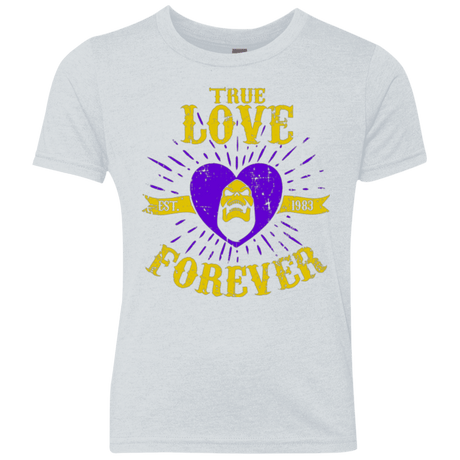 T-Shirts Heather White / YXS True Love Forever Masters Youth Triblend T-Shirt