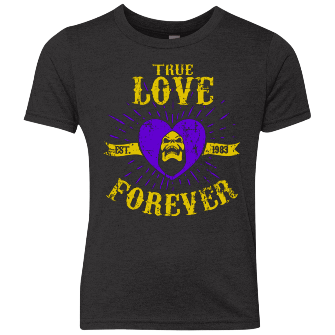T-Shirts Vintage Black / YXS True Love Forever Masters Youth Triblend T-Shirt