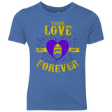 T-Shirts Vintage Royal / YXS True Love Forever Masters Youth Triblend T-Shirt