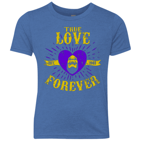 T-Shirts Vintage Royal / YXS True Love Forever Masters Youth Triblend T-Shirt