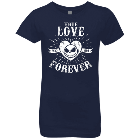 T-Shirts Midnight Navy / YXS True Love Forever Nightmare Girls Premium T-Shirt