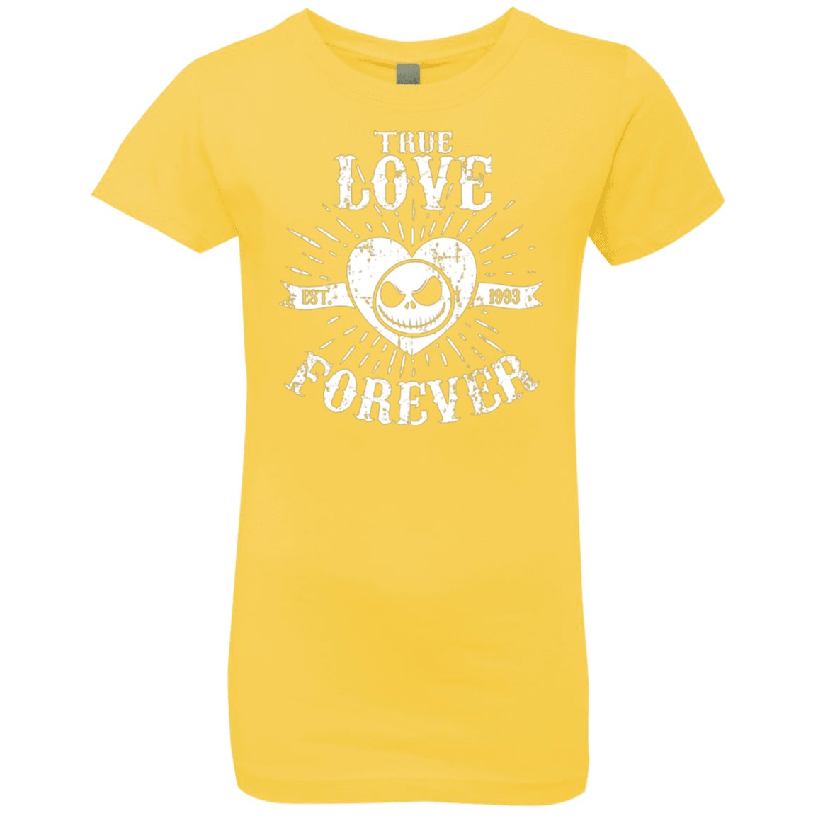 T-Shirts Vibrant Yellow / YXS True Love Forever Nightmare Girls Premium T-Shirt