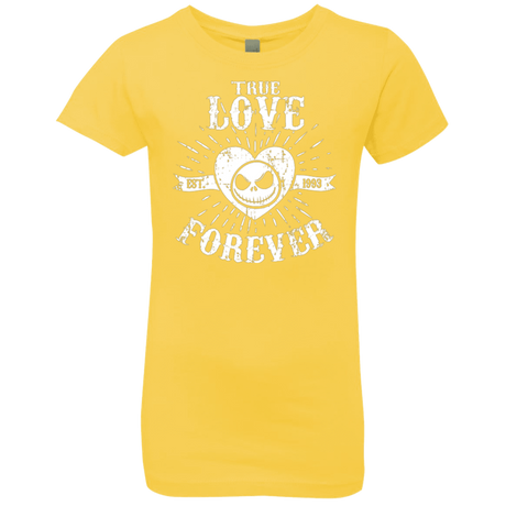 T-Shirts Vibrant Yellow / YXS True Love Forever Nightmare Girls Premium T-Shirt