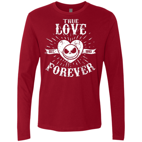 T-Shirts Cardinal / Small True Love Forever Nightmare Men's Premium Long Sleeve