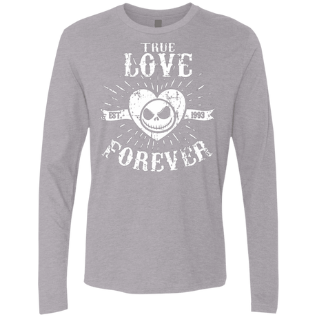 T-Shirts Heather Grey / Small True Love Forever Nightmare Men's Premium Long Sleeve