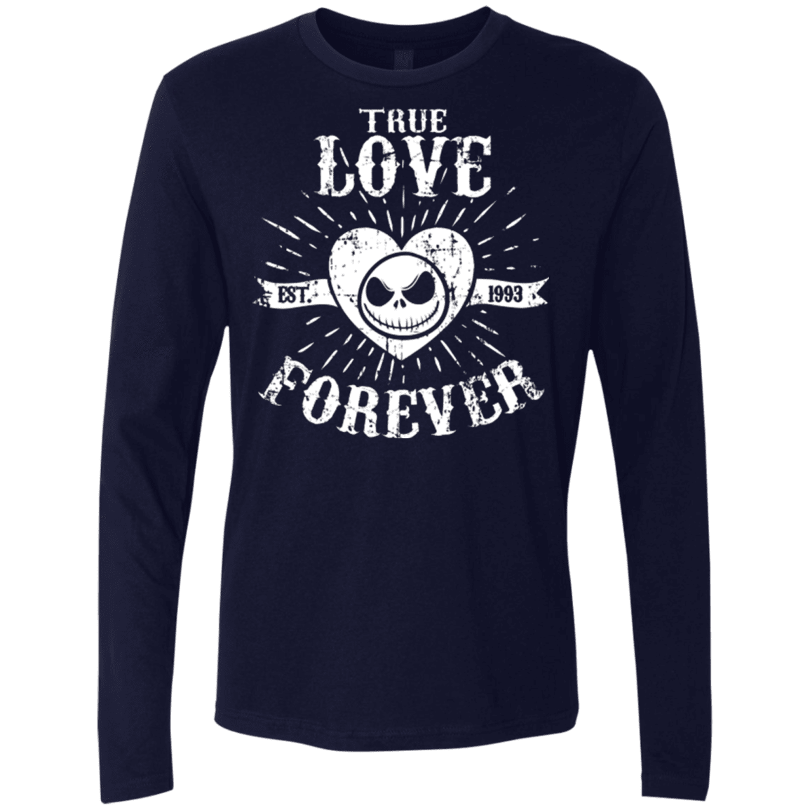 T-Shirts Midnight Navy / Small True Love Forever Nightmare Men's Premium Long Sleeve