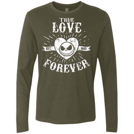 T-Shirts Military Green / Small True Love Forever Nightmare Men's Premium Long Sleeve