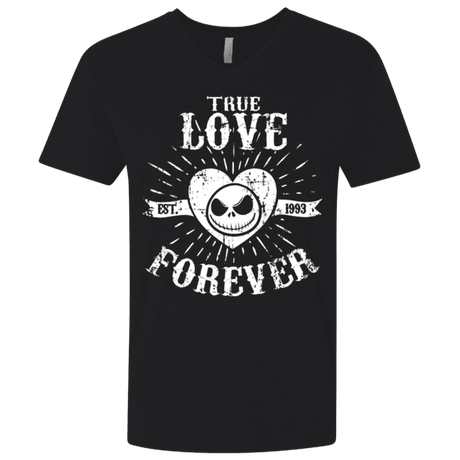 T-Shirts Black / X-Small True Love Forever Nightmare Men's Premium V-Neck