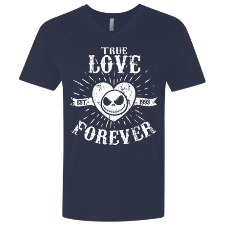 T-Shirts Midnight Navy / X-Small True Love Forever Nightmare Men's Premium V-Neck