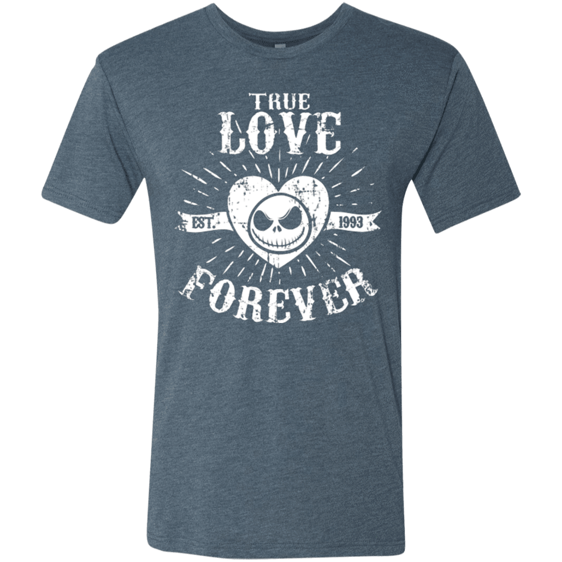 T-Shirts Indigo / Small True Love Forever Nightmare Men's Triblend T-Shirt