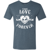 T-Shirts Indigo / Small True Love Forever Nightmare Men's Triblend T-Shirt