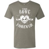 T-Shirts Venetian Grey / Small True Love Forever Nightmare Men's Triblend T-Shirt