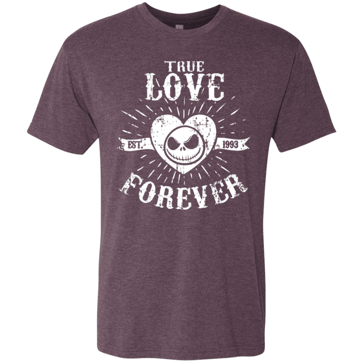 T-Shirts Vintage Purple / Small True Love Forever Nightmare Men's Triblend T-Shirt