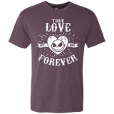 T-Shirts Vintage Purple / Small True Love Forever Nightmare Men's Triblend T-Shirt