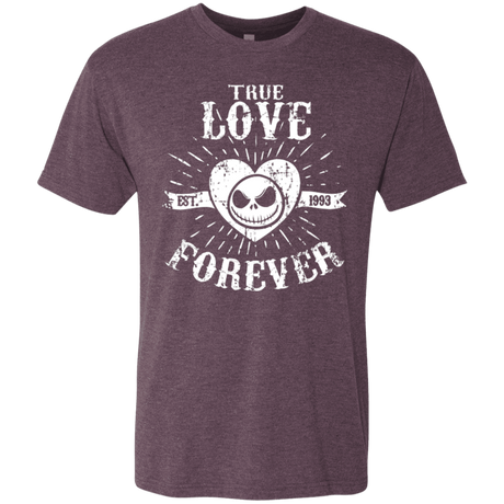 T-Shirts Vintage Purple / Small True Love Forever Nightmare Men's Triblend T-Shirt