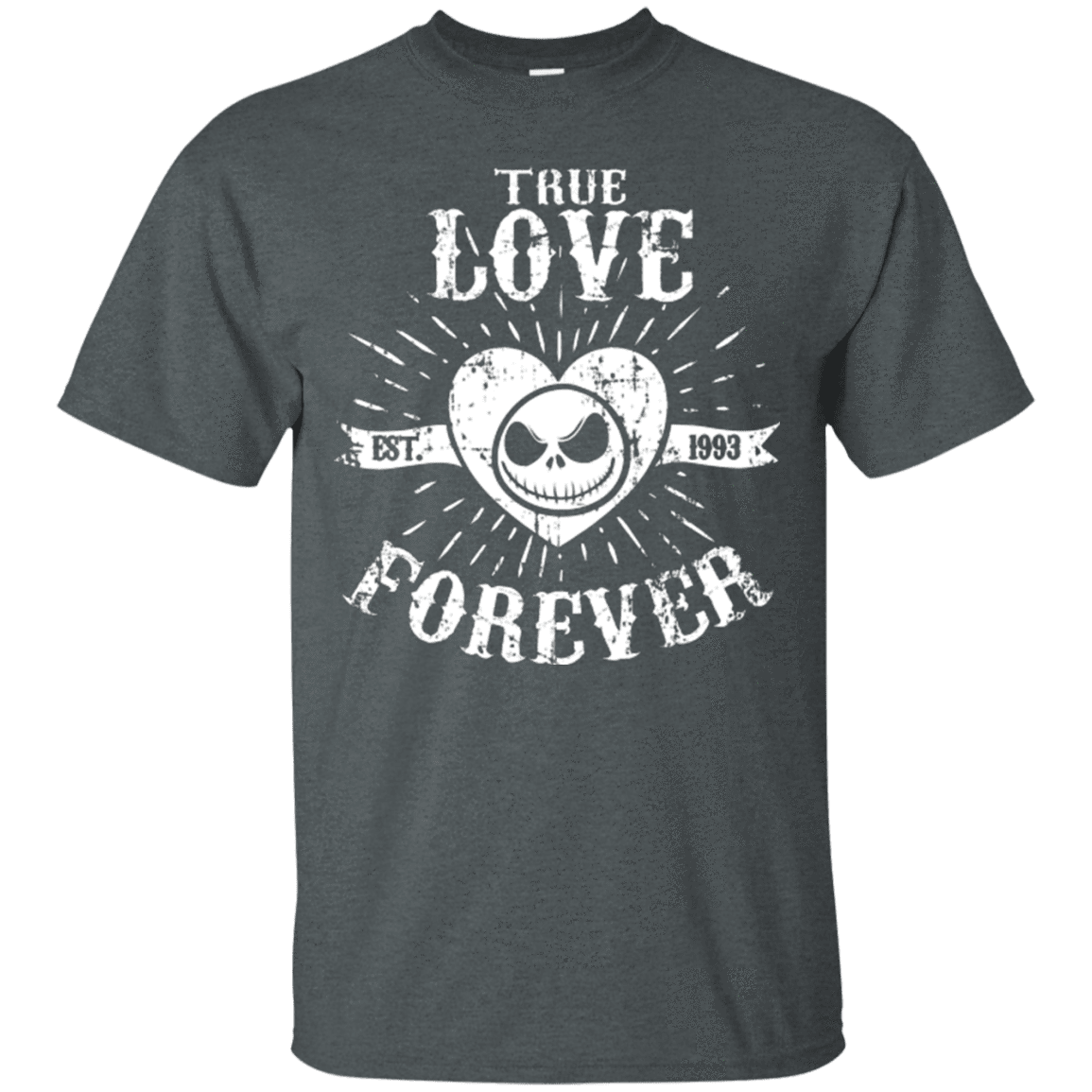 T-Shirts Dark Heather / Small True Love Forever Nightmare T-Shirt
