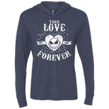 T-Shirts Vintage Navy / X-Small True Love Forever Nightmare Triblend Long Sleeve Hoodie Tee