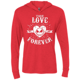 T-Shirts Vintage Red / X-Small True Love Forever Nightmare Triblend Long Sleeve Hoodie Tee