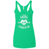 T-Shirts Envy / X-Small True Love Forever Nightmare Women's Triblend Racerback Tank