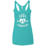 T-Shirts Tahiti Blue / X-Small True Love Forever Nightmare Women's Triblend Racerback Tank