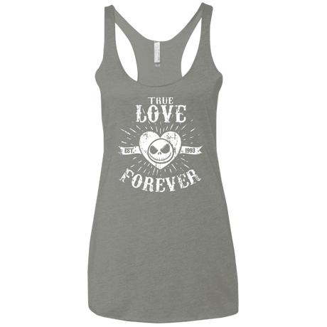 T-Shirts Venetian Grey / X-Small True Love Forever Nightmare Women's Triblend Racerback Tank
