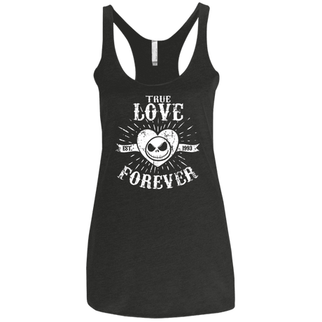 T-Shirts Vintage Black / X-Small True Love Forever Nightmare Women's Triblend Racerback Tank