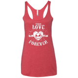 T-Shirts Vintage Red / X-Small True Love Forever Nightmare Women's Triblend Racerback Tank