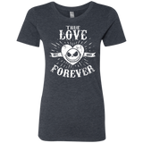 T-Shirts Vintage Navy / Small True Love Forever Nightmare Women's Triblend T-Shirt
