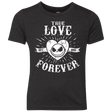 T-Shirts Vintage Black / YXS True Love Forever Nightmare Youth Triblend T-Shirt